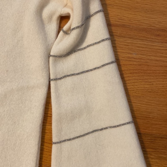 Women’s Neiman Marcus Cashmere Collection sweater. Cream. Size XS - Picture 2 of 6
